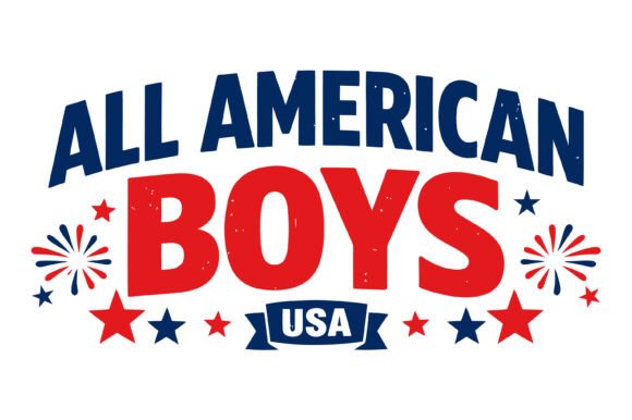 All American Boys USA Design Graphics & T-Shirt Designs