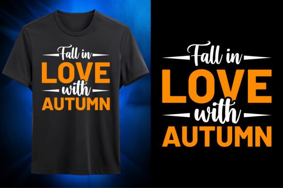 Fall in Love with Autumn SVG Graphics for T-Shirt Designs