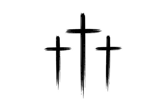 Grunge Crosses: Graphics for T-Shirt Designs