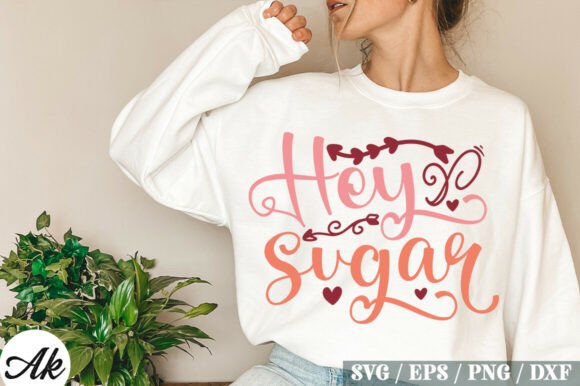 Hey Sugar Retro SVG: Graphics for T-Shirt Designs