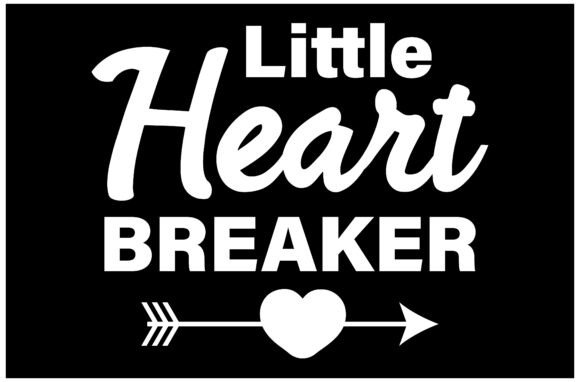 Little Heart Breaker SVG: Graphics for T-Shirt Designs