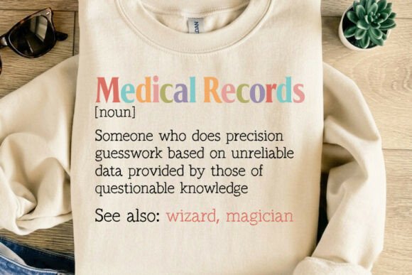 Medical Records Graphics & T-Shirt Designs