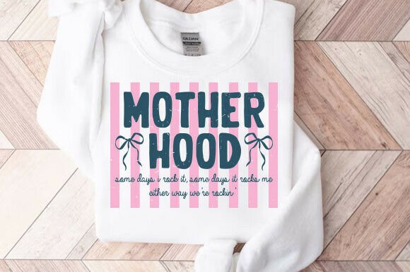 Motherhood PNG: Trendy Graphics for T-Shirt Designs