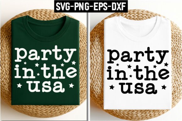 Party in the USA SVG: Graphics for T-Shirt Designs