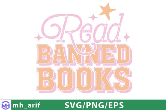 Read Banned Books Baseball SVG: Graphics for T-Shirt Designs