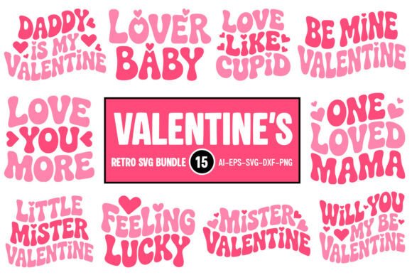 Review: Valentine’s Retro SVG Design Bundle4